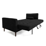 Nouhaus Module Ergonomic Sofabed // Black - MicroFiber