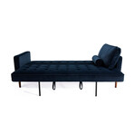 Nouhaus Module Ergonomic Sofabed // Navy Blue - Velvet