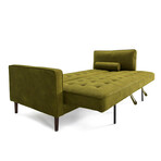 Nouhaus Module Ergonomic Sofabed // Moss - MicroFiber
