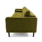 Nouhaus Module Ergonomic Sofabed // Moss - MicroFiber