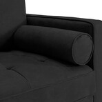 Nouhaus Module Ergonomic Sofabed // Black - MicroFiber