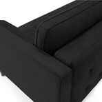 Nouhaus Module Ergonomic Sofabed // Black - MicroFiber