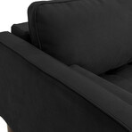 Nouhaus Module Ergonomic Sofabed // Black - MicroFiber