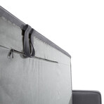 Nouhaus Module Ergonomic Sofabed // Gray - Woven Knit