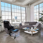 Nouhaus Module Ergonomic Sofabed // Gray - Woven Knit