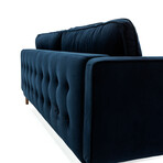 Nouhaus Module Ergonomic Sofabed // Navy Blue - Velvet