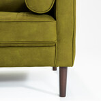 Nouhaus Module Ergonomic Sofabed // Moss - MicroFiber