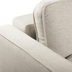 Nouhaus Module Ergonomic Sofabed // Ivory - Woven Knit
