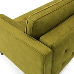 Nouhaus Module Ergonomic Sofabed // Moss - MicroFiber