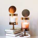 A.L.E.C // Automated Safe Candle Holder // Brilliant Bronze (Small Holder)