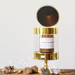 A.L.E.C // Automated Safe Candle Holder // Glowing Gold (Small Holder)