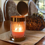 A.L.E.C // Automated Safe Candle Holder // Brilliant Bronze (Small Holder)