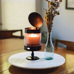 A.L.E.C // Automated Safe Candle Holder // Boundless Black (Small Holder)