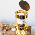 A.L.E.C // Automated Safe Candle Holder // Glowing Gold (Small Holder)