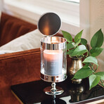 A.L.E.C // Automated Safe Candle Holder // Sophisticated Silver (Small Holder)