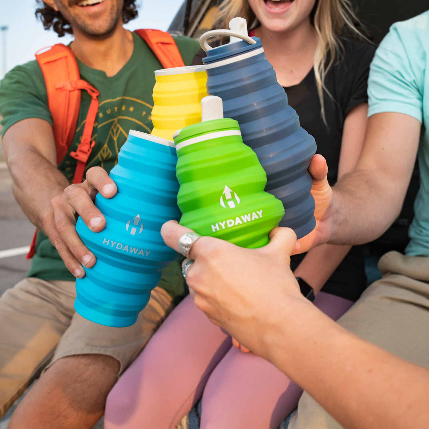 Hydaway Collapsible Water Bottle // 17 Fl. Oz // Midnight Hydaway