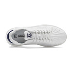 Top Life Lightweight Casual Sneakers // White + Navy (US: 10.5)