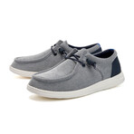 Aleader Men's Urban Fit Slip-On Shoes // Blue + White (US: 9)