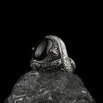925 Sterling Silver + Black Onyx Ring (9)