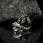 925 Sterling Silver + Black Onyx Ring (9)