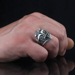 925 Sterling Silver Double-Headed Eagle Ring (9)