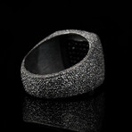 925 Sterling Silver Sandblasted Ring (8)