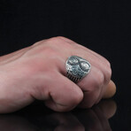 925 Sterling Silver Pattern Ring (9)