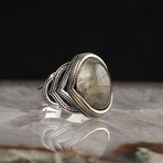 925 Sterling Silver + Rutile Quartz Ring (7)