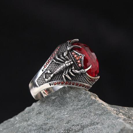 925 Sterling Silver Scorpion Ring (5)