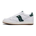 Jazz Court Sneaker // White + Green (Men's US Size 7)