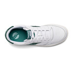 Jazz Court Sneaker // White + Green (Men's US Size 7)