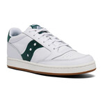 Jazz Court Sneaker // White + Green (Men's US Size 7)