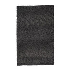 Gendry Stonewashed Mélange Shag // Black (5' x 8' Area Rug)