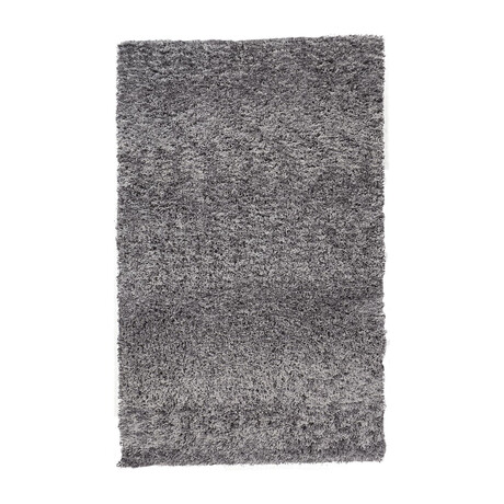 Gendry Stonewashed Mélange Shag // Steel Gray (5' x 8' Area Rug)