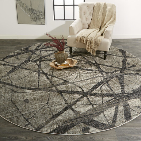 Kiba Modern Abstract // 8'9" x 8'9"