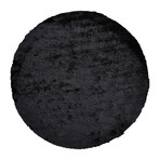 Freya Plush Shag // Black // 8' x 8'