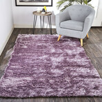 Freya Plush Shag // Amethyst + Quartz // 10' x 10'