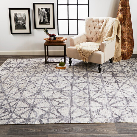 Norris Architectural Hand Knot Wool (2' x 3' Accent Rug)