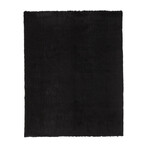 Freya Plush Shag // Black (2' x 3'4" Accent Rug)
