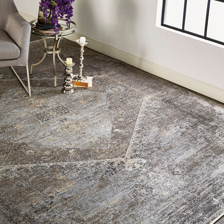 Melmas Vintage Space-Dyed (4' x 5'3" Accent Rug)