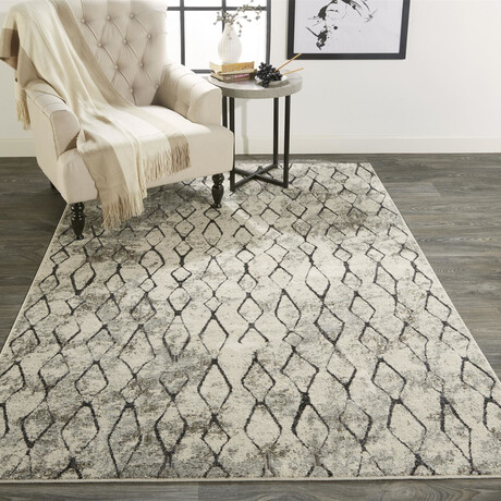 Kiba Contemporary Distressed // 12" x 13'9"