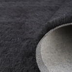 Freya Plush Shag // Black (2' x 3'4" Accent Rug)