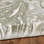 Alexander Abstract Watercolor (1'8" x 2'10" Accent Rug)