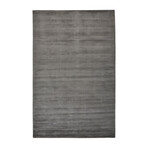 Knox Plush Viscose Hand Loomed // Charcoal Gray (2' x 3' Accent Rug)