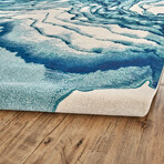 Omari Contemporary Watercolor (1'8" x 2'10" Accent Rug)