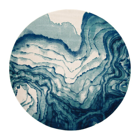 Omari Contemporary Watercolor // 8' x 8'