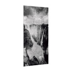 The Falls // Reverse Printed Tempered Glass with Silver Leaf