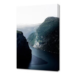 Nordic Fjord Landscape (12"H x 8"W x 0.75"D)