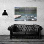 Boats On A Mountain Lake