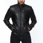 Jacob Leather Jacket // Black (M)